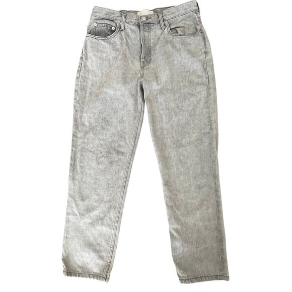 Everlane Jeans 90s Cheeky Jeans Womens Button Fly Gray 29 Crop - Picture 1 of 5